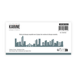 Dies Découpe Les Ateliers de Karine - Matrice de découpe SKYLINE - Collection URBAN STORIES