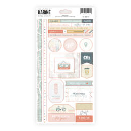 Les Ateliers de Karine - URBAN STORIES -  Stickers 15x30