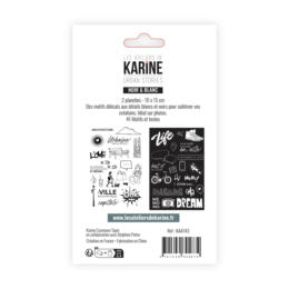 Les Ateliers de Karine - URBAN STORIES - Stickers Transparents