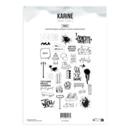 Tampons Clear A4 - URBAN STORIES - FOCUS - Les Ateliers de Karine