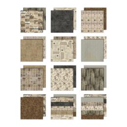 Bloc Papiers TIM HOLTZ  IDEA-OLOGY - Palette Collection NEUTRAL 30x30cm