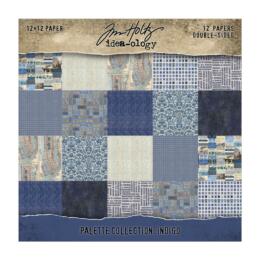 Bloc Papiers TIM HOLTZ  IDEA-OLOGY - Palette Collection INDIGO 30x30cm
