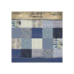 Bloc Papiers TIM HOLTZ  IDEA-OLOGY - Palette Collection INDIGO 20x20cm