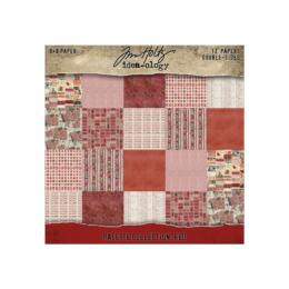 Bloc Papiers TIM HOLTZ  IDEA-OLOGY - Palette Collection RED 20x20cm