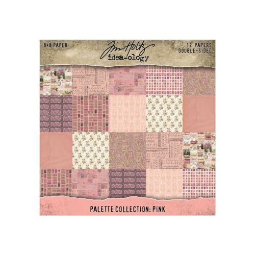 Bloc Papiers TIM HOLTZ  IDEA-OLOGY - Palette Collection PINK 20x20cm