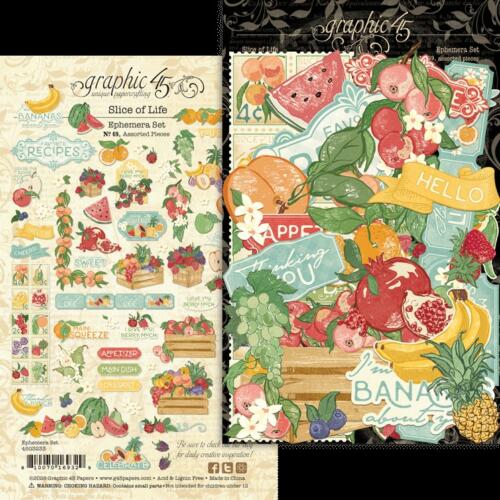 EPHEMERA ASSORTMENT - Ephemera SLICE OF LIFE -  Collection Graphic 45