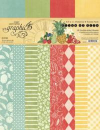 Graphic 45 - SLICE OF LIFE -  Patterns & Solids  A4  / 8.5x11