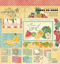 Graphic 45 - SLICE OF LIFE  - Collection Pack 8x8 / 20x20cm