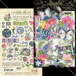 EPHEMERA ASSORTMENT - Ephemera SPRING IS IN THE AIR -  Collection Graphic 45