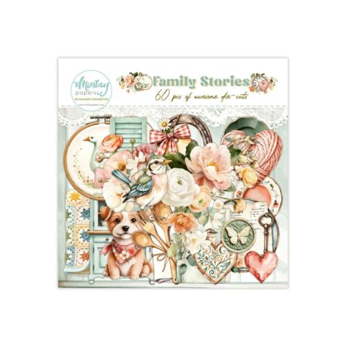 Mintay Papers - Die Cut  FAMILY STORIES (60 pièces)