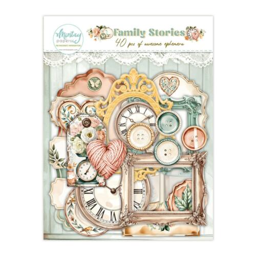 Mintay Papers - Elements Paper FAMILY STORIES  (40 pièces)