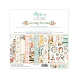 Mintay Papers - KIT PAPIERS Collection FAMILY STORIES 20x20cm