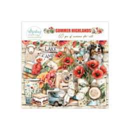 Mintay Papers - Die Cut  SUMMER HIGHLANDS (60 pièces)