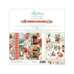 Mintay Papers - KIT PAPIERS Collection SUMMER HIGHLANDS 20x20cm