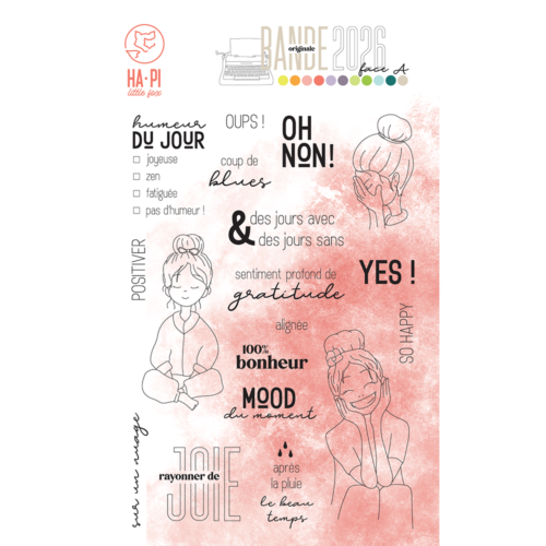 Tampon Clear - HUMEUR DU JOUR - Collection Bande Originale 2026 Face A - Hapi Little Fox