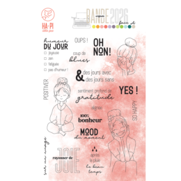 Tampon Clear - HUMEUR DU JOUR - Collection Bande Originale 2026 Face A - Hapi Little Fox