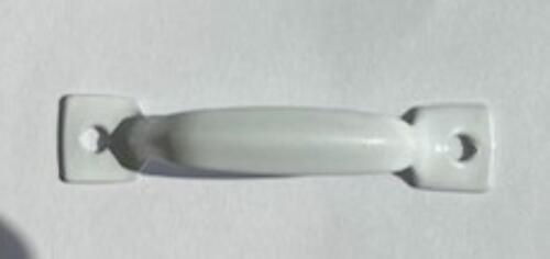 Poignée Cartonnage - POIGNEES METAL BLANC 53x10mm (x2)