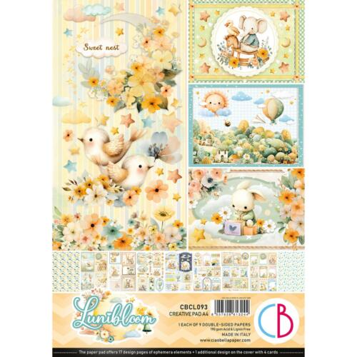 CIAO BELLA - Creative Pad A4  -  LUNIBLOOM Thème Bébé