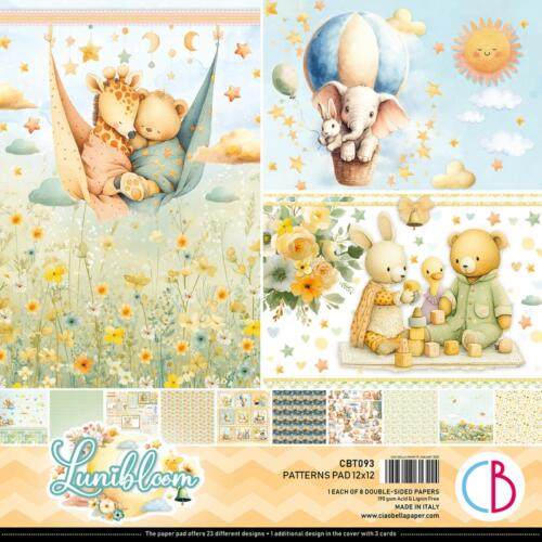 CIAO BELLA - Patterns Pad 30x30cm  -  LUNIBLOOM Thème Bébé