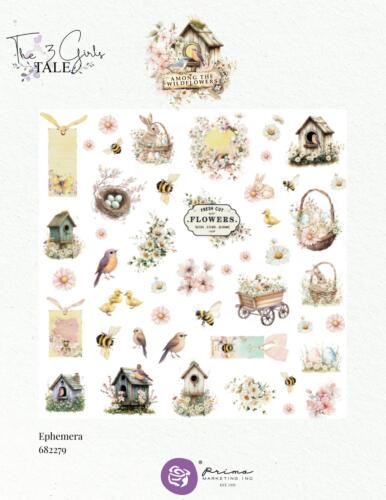 Prima Marketing - AMONG THE WILDFLOWERS - Ephemera