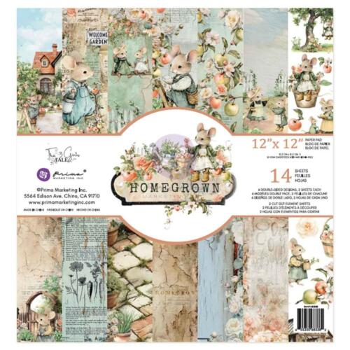 Prima Marketing - HOMEGROWN - Paper Pad 12x12 - 30x30cm