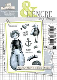 Tampon Clear -  ARSENE MARIN D'EAU DOUCE - Collection Les Voyages - L'Encre & l'Image