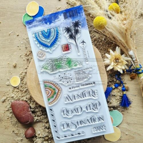 Tampon CLEAR - TEXTURE AVENTURE - Collection LE CHANT DES DUNES  - Chou Flowers