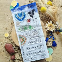 Tampon CLEAR - TEXTURE AVENTURE - Collection LE CHANT DES DUNES  - Chou Flowers