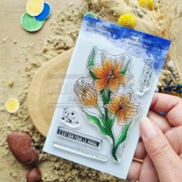 Tampon CLEAR - FLEURS DE SAFRAN - Collection LE CHANT DES DUNES  - Chou Flowers