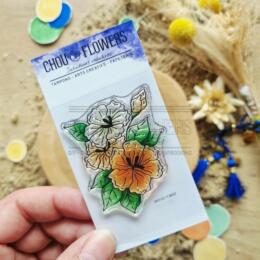 Tampon CLEAR - FLEURS EXOTIQUES - Collection LE CHANT DES DUNES  - Chou Flowers