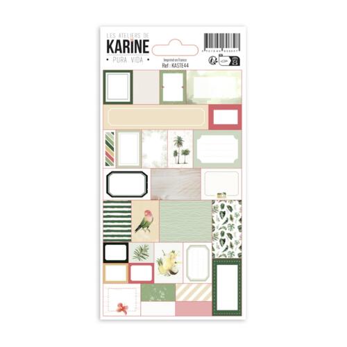 Les Ateliers de Karine - PURA VIDA - Stickers 9.7x17