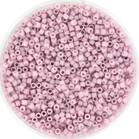 Perles MIYUKI Violet - Delicate 11/0 - N°355 - Dusty Orchid Opaque Mat - 5grs