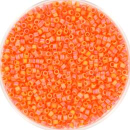 Perles MIYUKI Orange - Delicate 11/0 - N°1593 - Mandarine Opaque Mat AB - 5grs