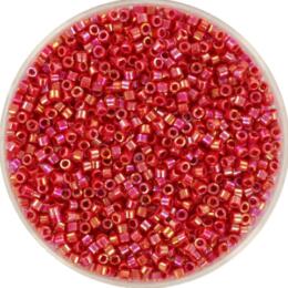Perles MIYUKI Bleu - Delicate 11/0 - N°162 - Red Opaque AB - 5grs