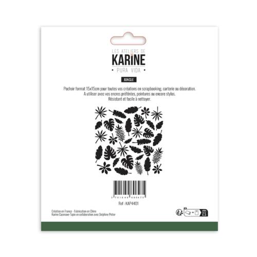 Pochoir - PURA VIDA - JUNGLE -  Les Ateliers de Karine