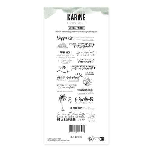 Tampons Clear - PURA VIDA - UN JOUR PARFAIT  - Les Ateliers de Karine