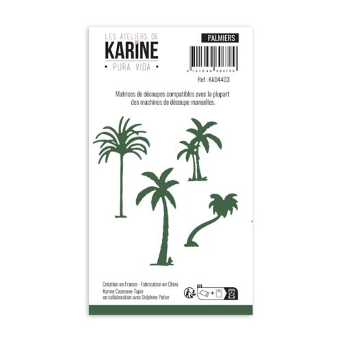 Dies Découpe Les Ateliers de Karine - Matrice de découpe PALMIERS - Collection PURA VIDA