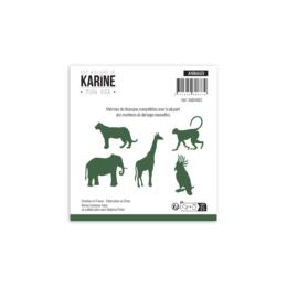 Dies Découpe Les Ateliers de Karine - Matrice de découpe ANIMAUX - Collection PURA VIDA