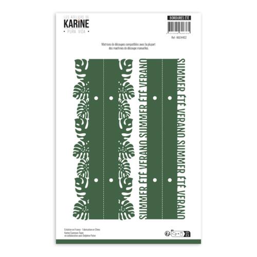 Dies Découpe Les Ateliers de Karine - Matrice de découpe BORDURES ETE - Collection PURA VIDA