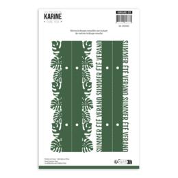 Dies Découpe Les Ateliers de Karine - Matrice de découpe BORDURES ETE - Collection PURA VIDA