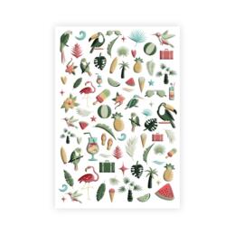 Les Ateliers de Karine - PURA VIDA -  Stickers PUFFY 