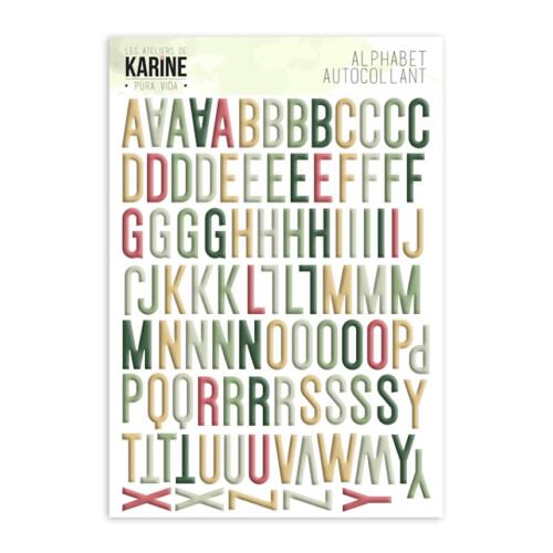 Stickers Alphabet - PURA VIDA - MULTICOULEURS - Ateliers de Karine