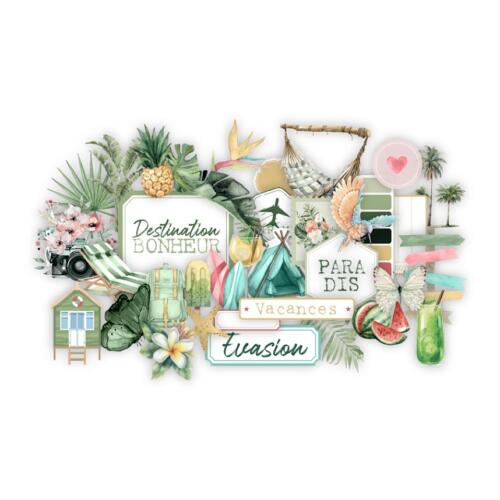 Les Ateliers de Karine - PURA VIDA -  Die Cuts Découpes Papier