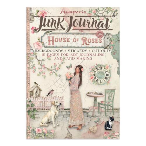 JUNK JOURNAL - HOUSE OF ROSES  A4 - Stamperia