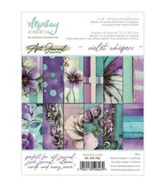 Mintay Papers - Art Journal VIOLET WHISPERS 15x20cm