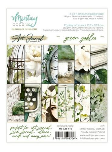 Mintay Papers - Art Journal GREEN GABLES 15x20cm