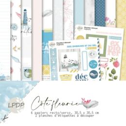 Les Papiers de Pandore - Kit Papiers ++ - Collection COTE FLEURIE