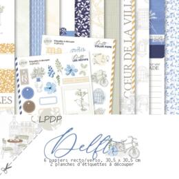 Les Papiers de Pandore - Kit Papiers ++ avec Options - Collection DELFT