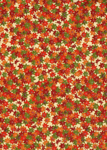 Papier Japonais CHIYOGAMI - Papier Fleurs d'Automne n°621