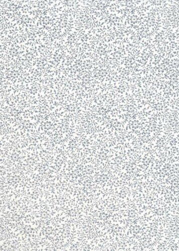 Papier Japonais CHIYOGAMI - Papier Petites Fleurs Argent n°738